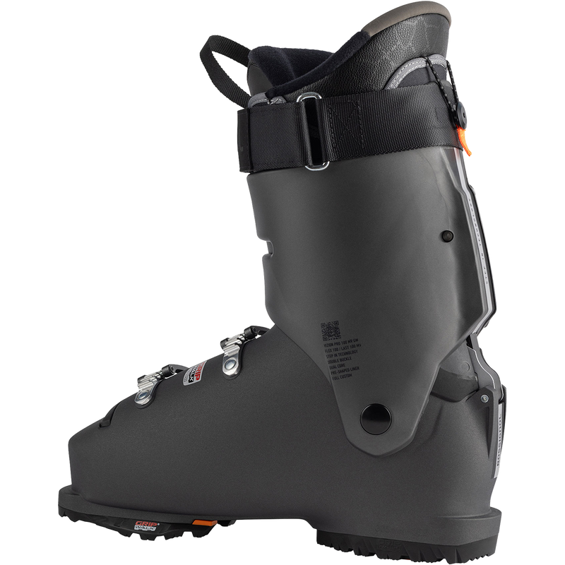 Vizion 4B Pro 100 MV GW, Rossignol Vizion 4B Pro 100 MV GW in Metal Grey inside right boot profile