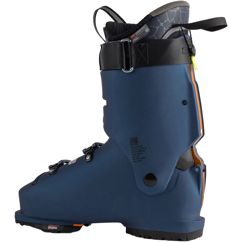 Vizion 4B 120 HV GW, Rossignol Vizion 4B 120 HV GW in Metal Blue inside right boot profile