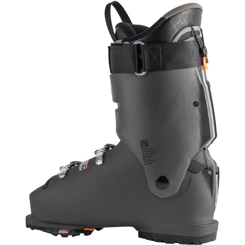 Vizion 4B 100 HV GW, Rossignol Vizion 4B 100 HV GW in Metal Grey inside right boot profile