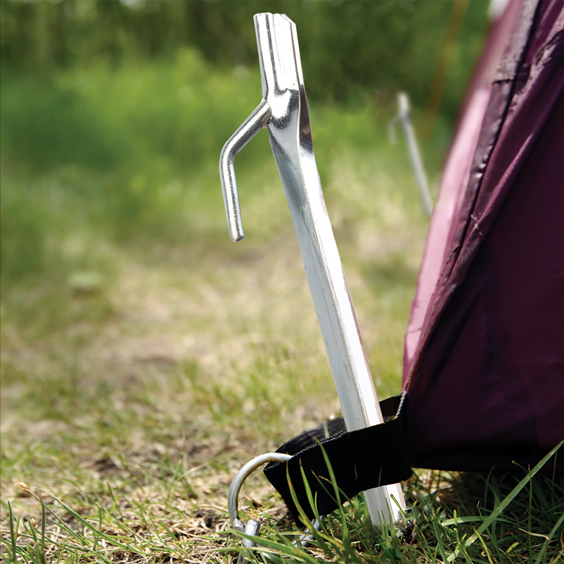 Steel Tent Stake - 12", Coghlan's Steel Tent Stake - 12" in use
