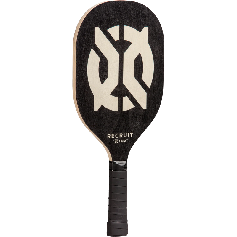 Recruit Beginner Pickleball Set, ONIX Recruit Beginner Pickleball Set paddle angled right