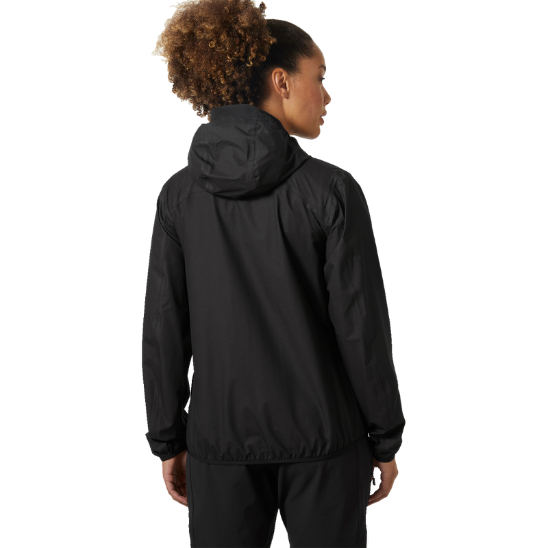 Women's Verglas 2.5L Fastpack Jacket, Helly Hansen Women's Verglas 2.5L Fastpack Jacket back on model