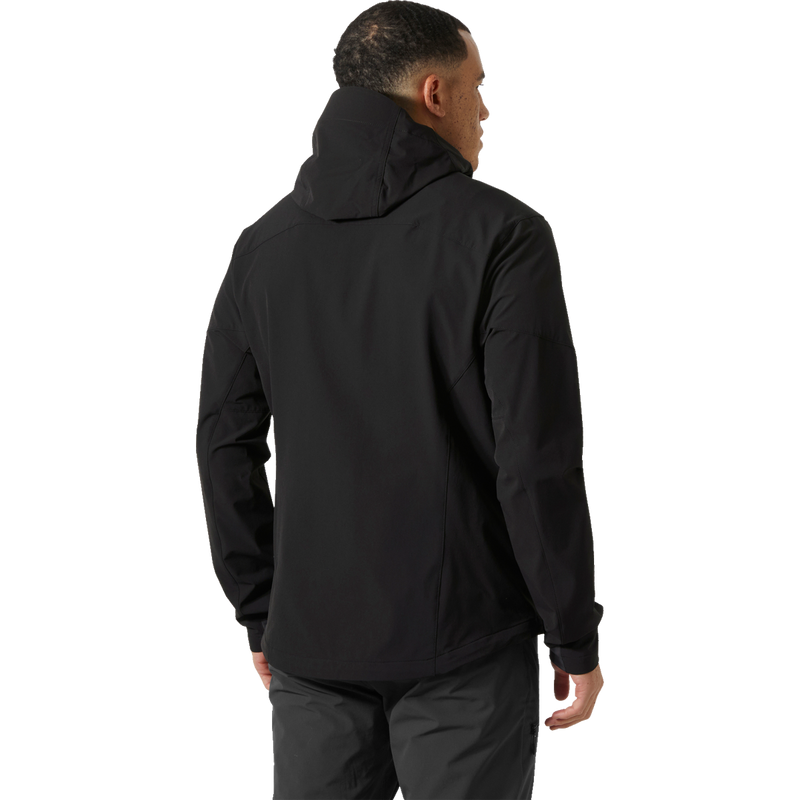 Men's Blaze Softshell Hood, Helly Hansen Men's Blaze Hooded Softshell Jacket back on model