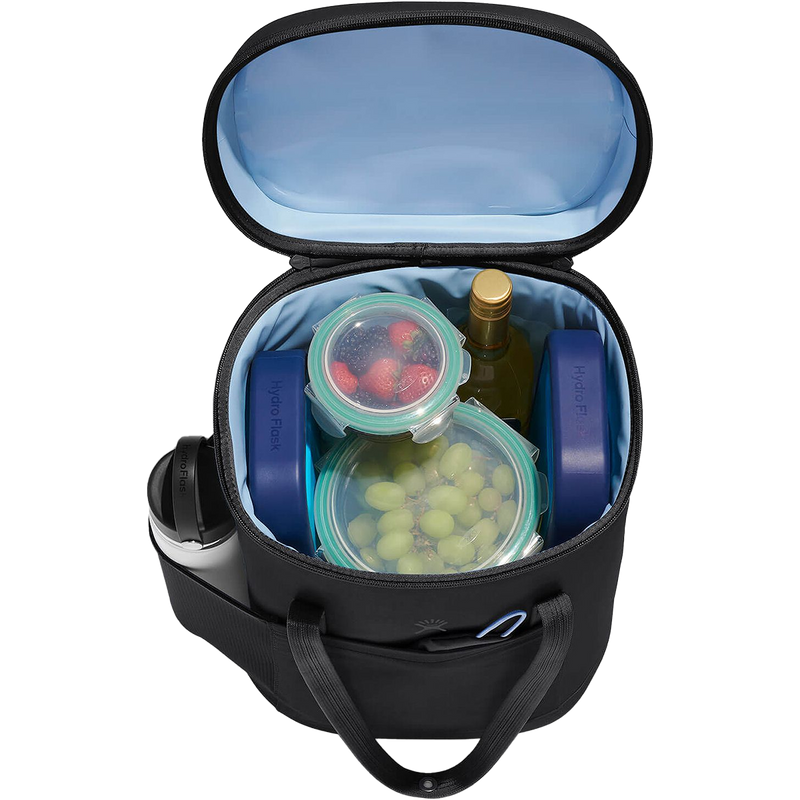 20 L Carry Out Soft Cooler Pack, Hydro Flask 20 L Carry Out Soft Cooler Pack in Black top open