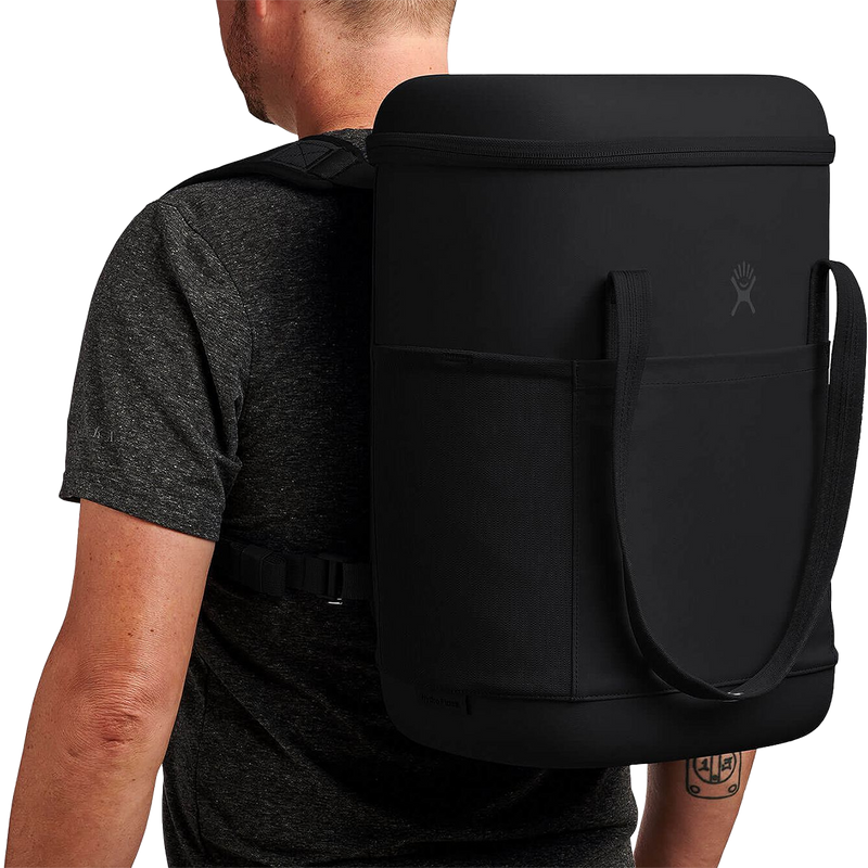 20 L Carry Out Soft Cooler Pack, Hydro Flask 20 L Carry Out Soft Cooler Pack in Black on model