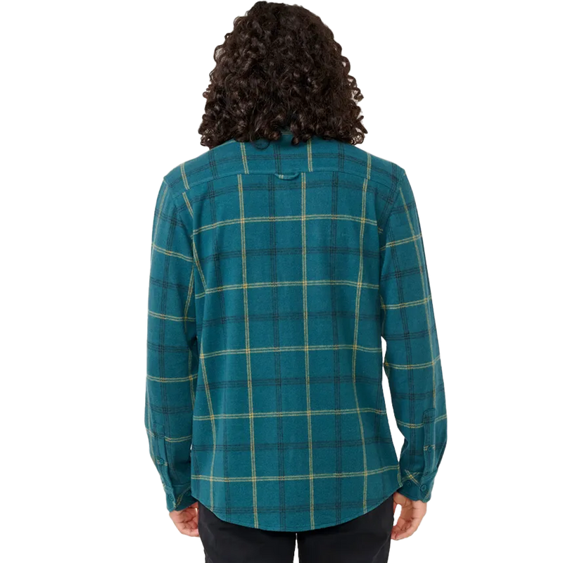 Men's Grid Long Sleeve Shirt, Rip Curl Men's Grid Long Sleeve Shirt back