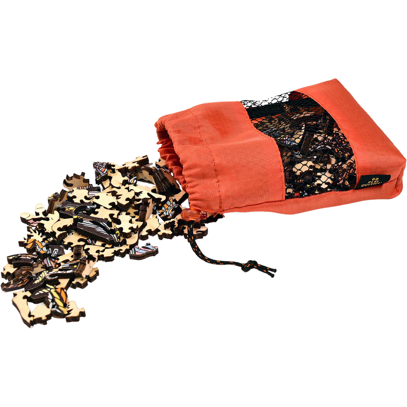 Grizzly Bear Wood Puzzle, GSI Outdoors Grizzly Bear Wood Puzzle bag