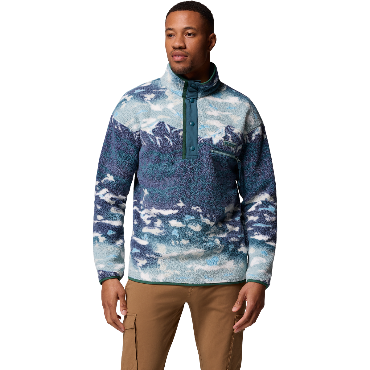 Men's Helvetia II Printed 1/2 Snap Pullover alternate view