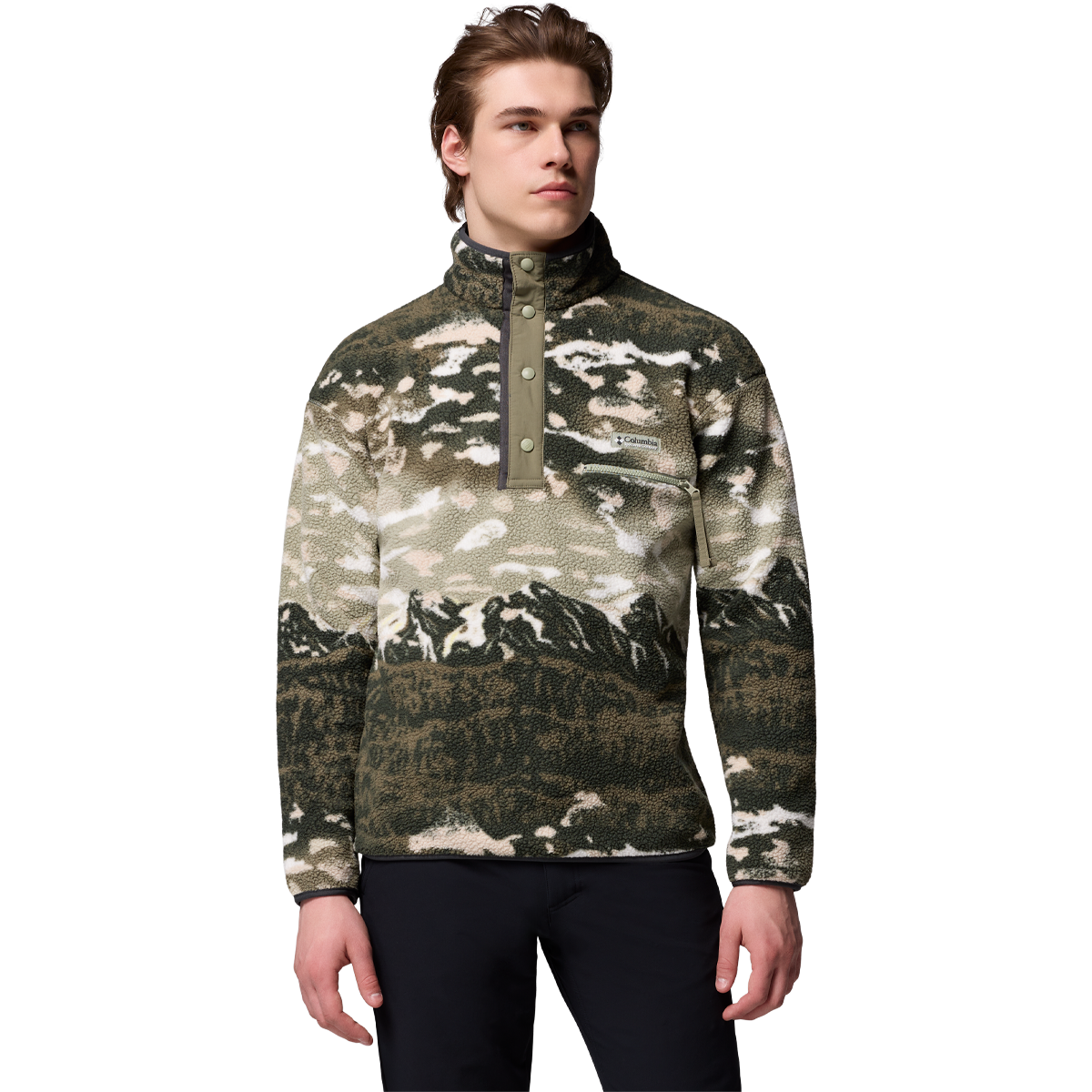 Men's Helvetia II Printed 1/2 Snap Pullover alternate view