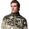 Columbia Men's Helvetia™ II Printed Half Snap Printed Fleece Pullover snaps