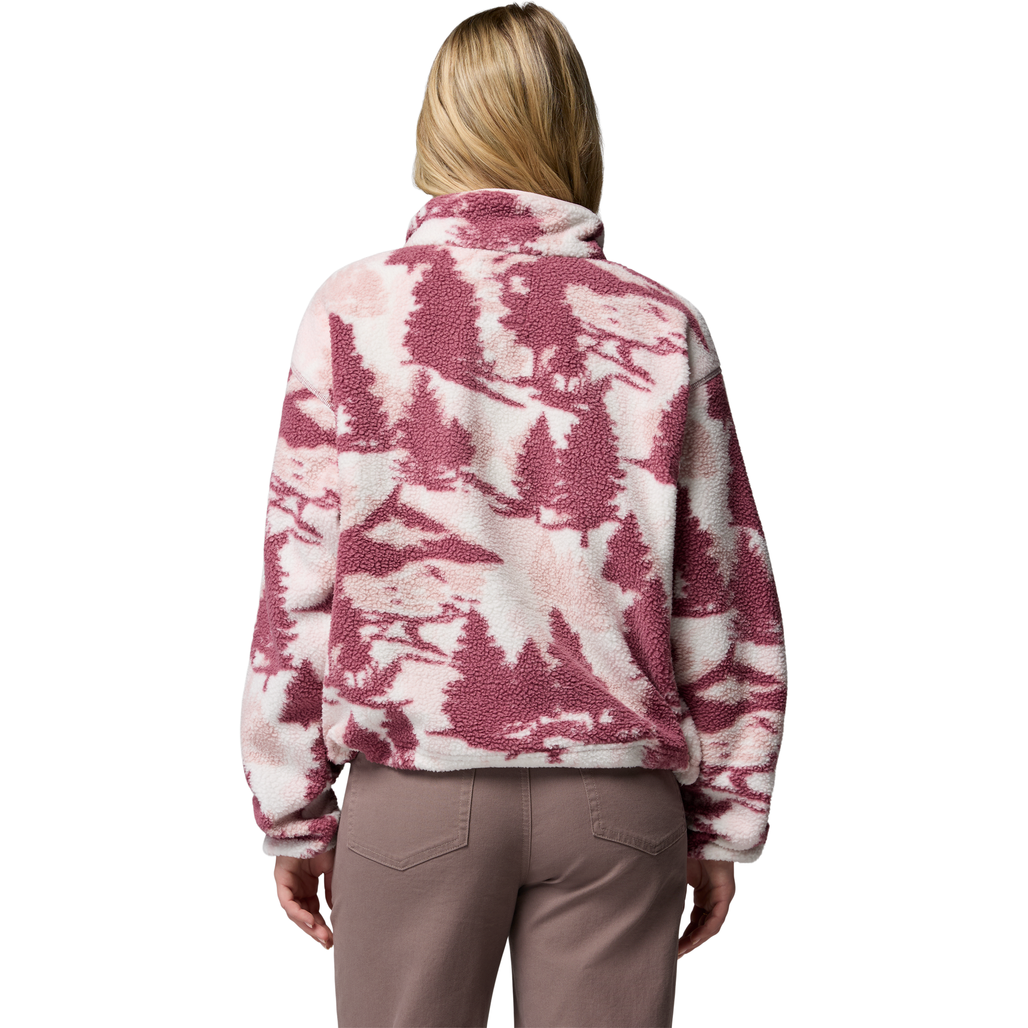 Women's Helvetia II Printed Crop 1/2 Snap Pullover alternate view