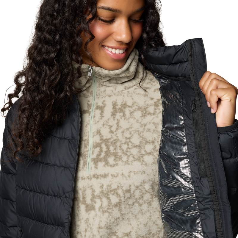 Women's Powder Lite II Full Zip Jacket, Columbia Women's Powder Lite II Full Zip Jacket interior