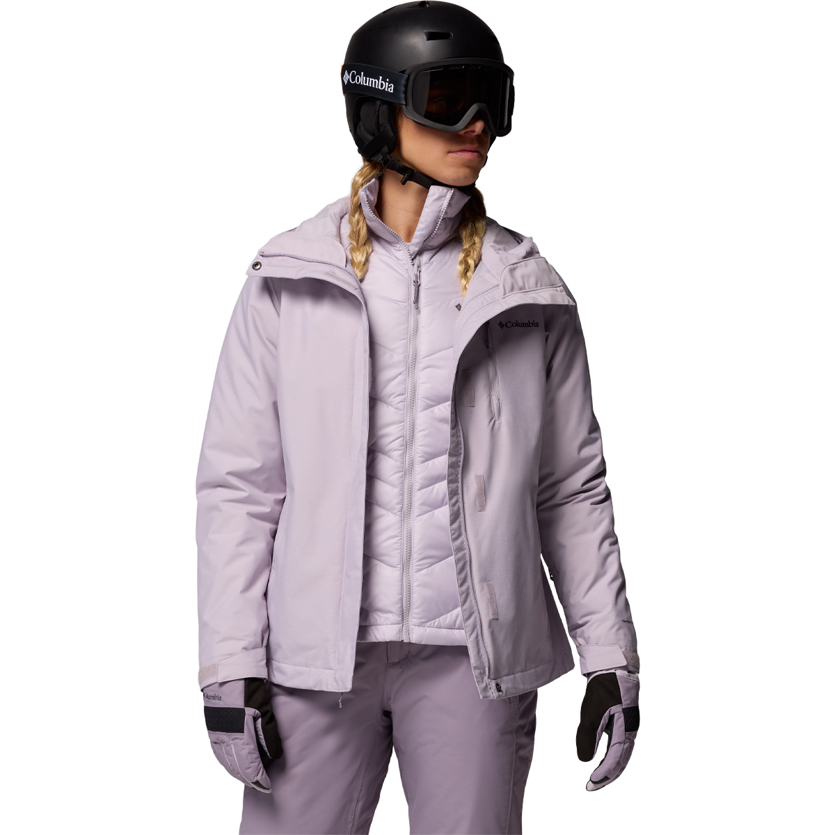 Columbia Women's Whirlibird™ V Interchange Jacket in Lavender Pearl