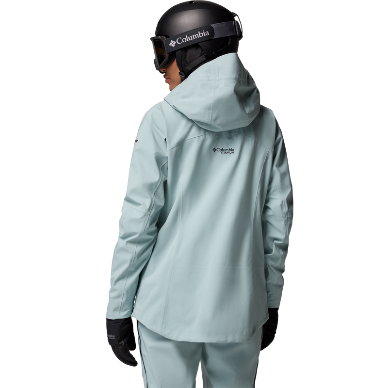 Women's Platinum Peak II 3L Shell, Columbia Women's Platinum Peak™ II 3L Shell Jacket back
