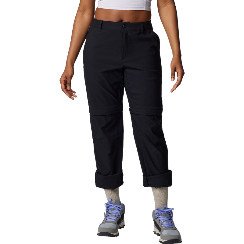 Women's Leslie Falls Convertible Pant, Columbia Women's Leslie Falls Convertible Pant in Black