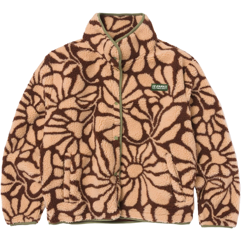 Women's Desert Wildflowers Fleece Jacket, Featured Image