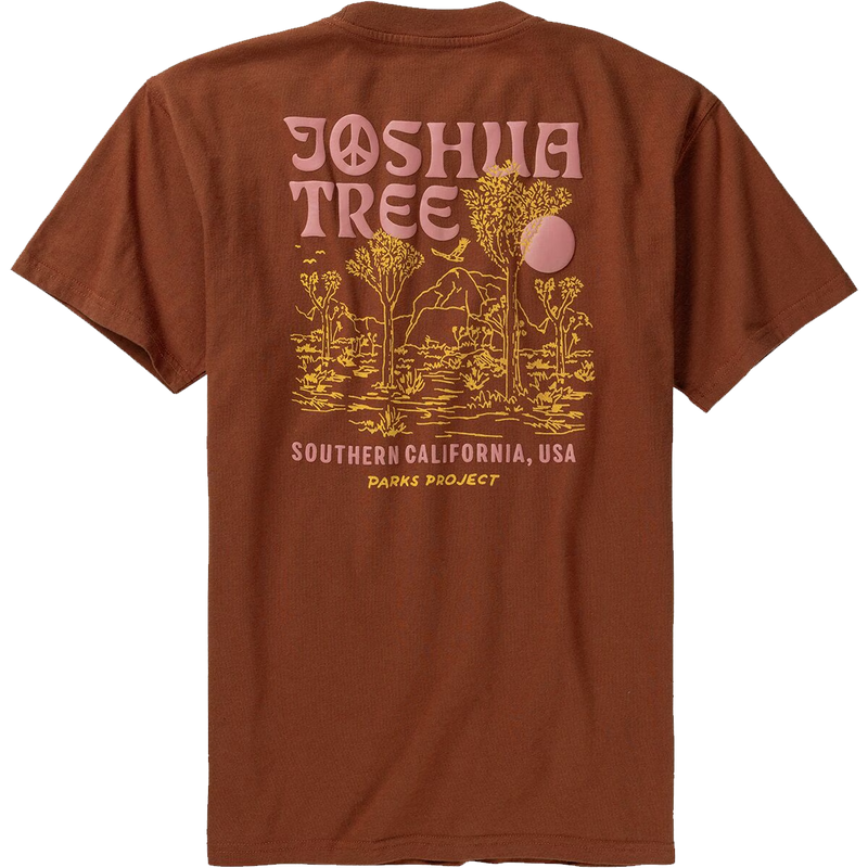 Men's Joshua Tree Puff Print Short Sleeve Tee, Featured Image