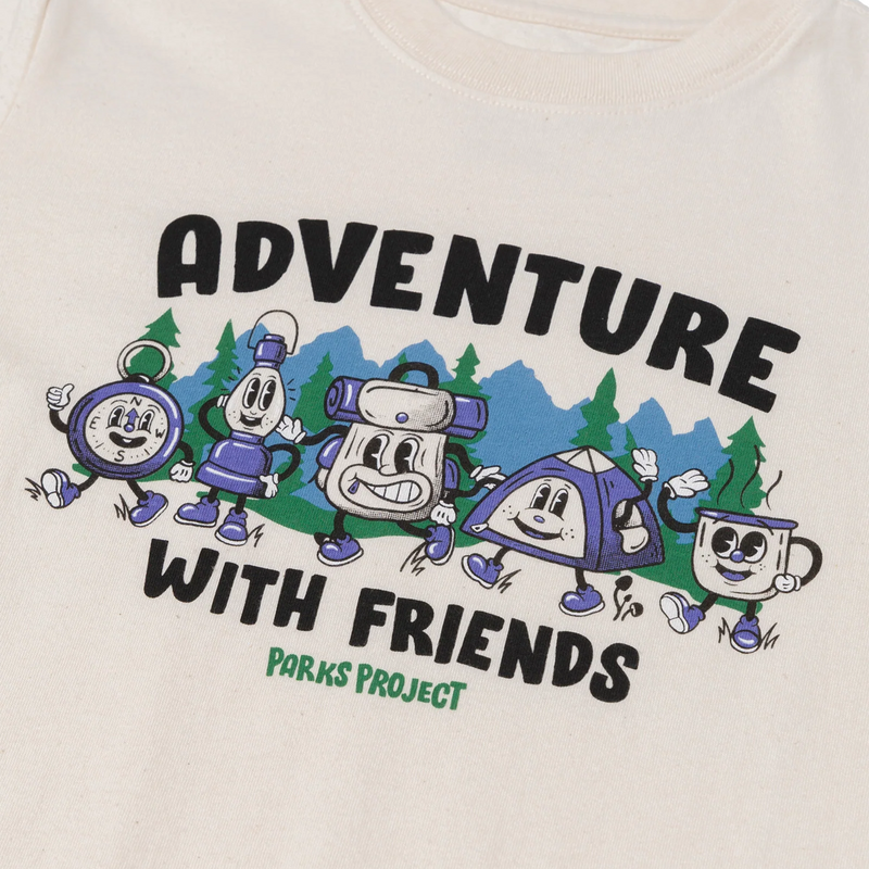 Youth Adventure With Friends Camp Tee, Parks Project Adventure With Friends Camp Tee front