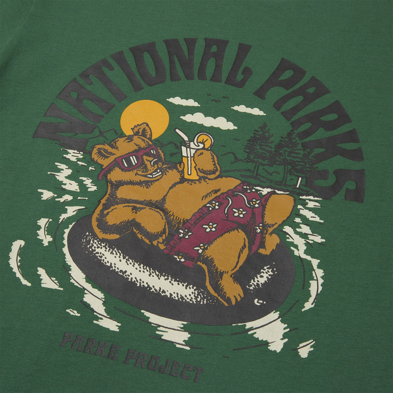 Youth Bear Float Tee, Parks Project Youth Bear Float Tee front detail
