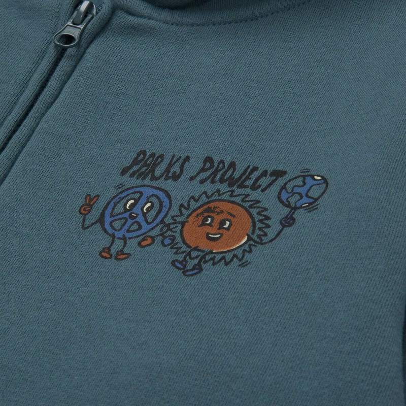Youth Let's Adventure Full Zip Hoodie, Parks Project Youth Let's Adventure FZ Hoodie front detail