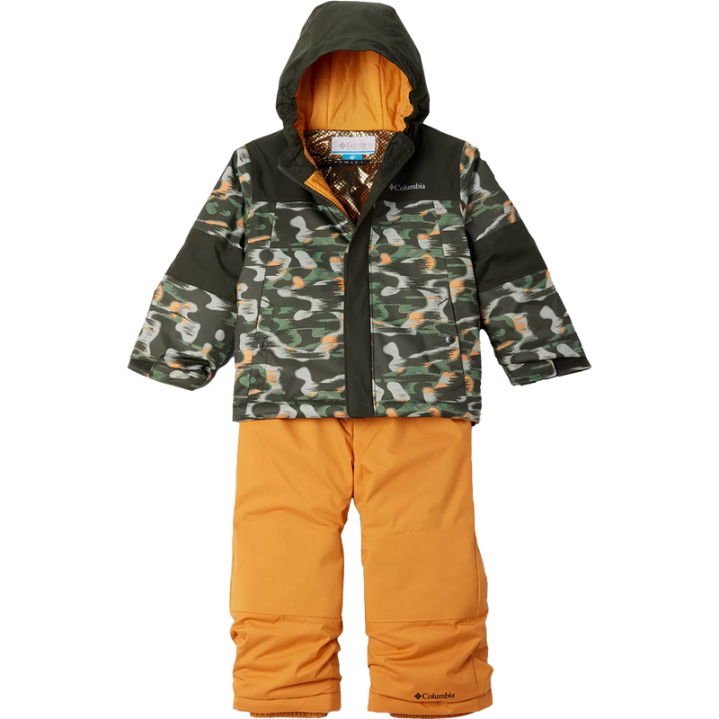 Columbia Youth Mighty Mogul II Set in Greenscape Barkblur sunstone
