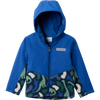 Columbia Toddler Steens Mt™ II Overlay Hooded Fleece Jacket in Coll Navy Dinoflauge/Mountain Blue