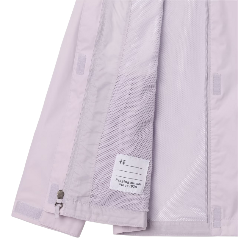 Youth Arcadia II Jacket, Columbia Youth Arcadia II Jacket in 551-Lavender Pearl liner and tag