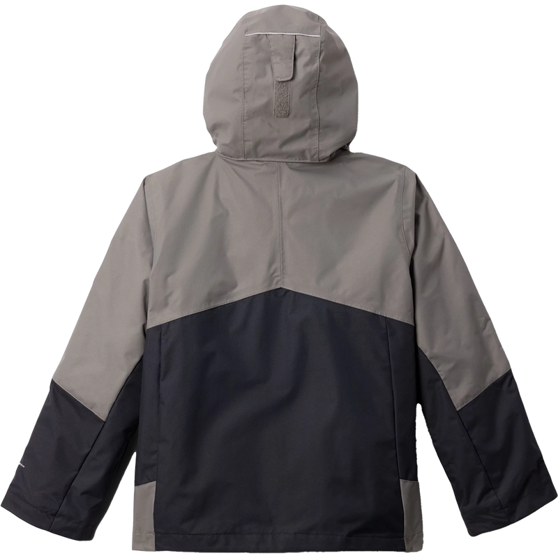 Youth Bugaboo III Interchange Jacket, Columbia Youth Bugaboo III Interchange Jacket in Black City Grey back