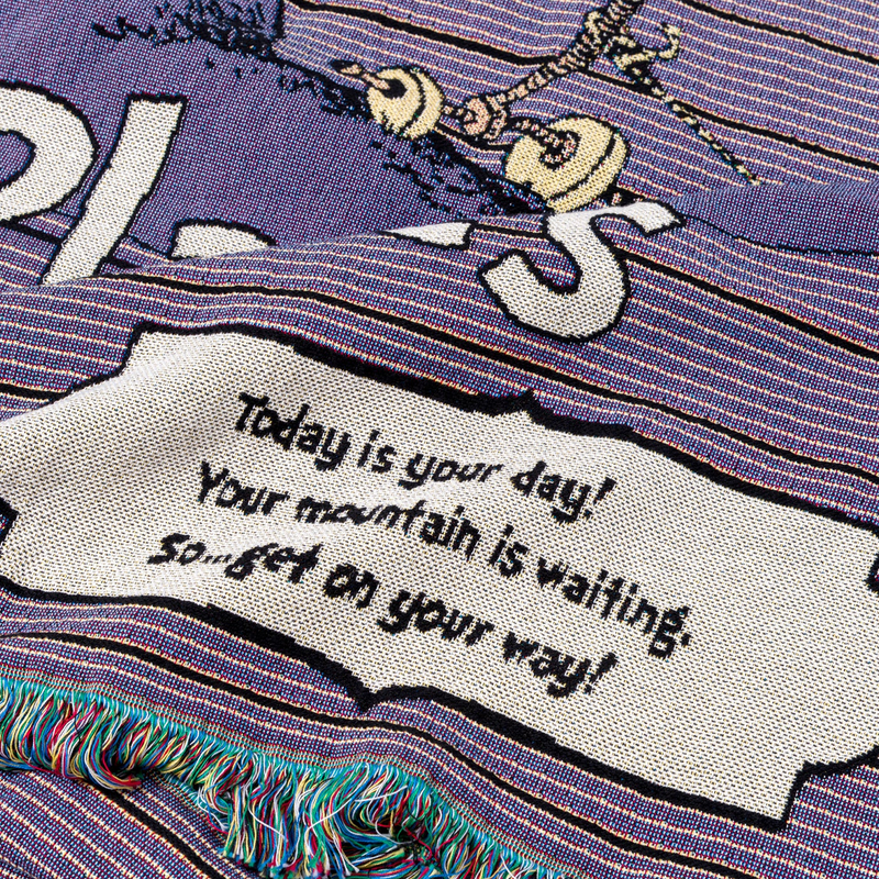 Dr. Seuss x Parks Project Striped Woven Blanket, Parks Project Dr. Seuss x Parks Project Striped Woven Blanket written details