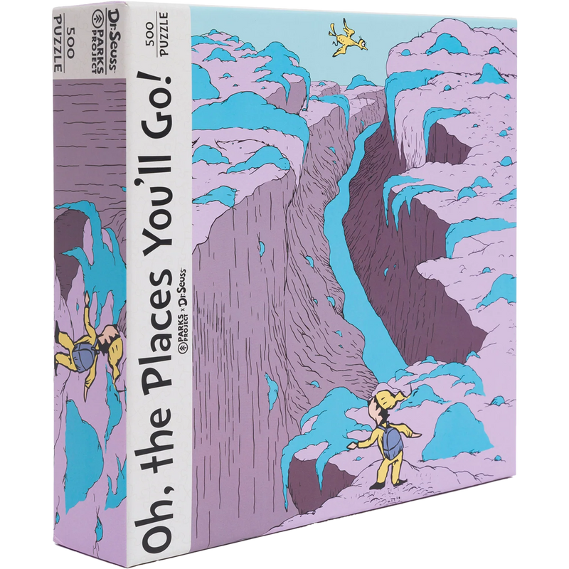 Dr. Seuss x Parks Project Clouds 500 Piece Puzzle, Parks Project Dr. Seuss x PP Clouds 500 Piece Puzzle 3/4 view