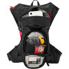 USWE MTB Hydro 3L in Carbon Black unzipped