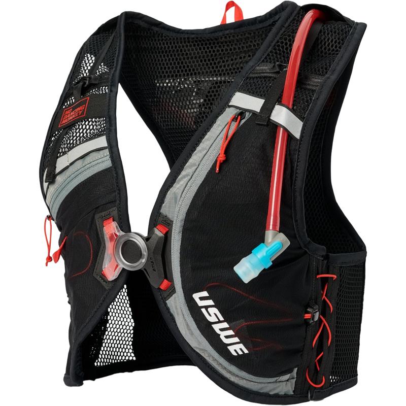 Rush 8L Bike Hydration Vest, USWE Rush 8L Bike Hydration Vest in Carbon Black front