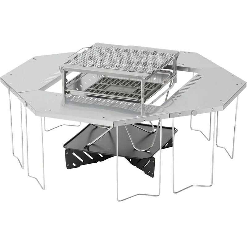 Jikaro Firering Table, Snow Peak Jikaro Firering Table with large grill
