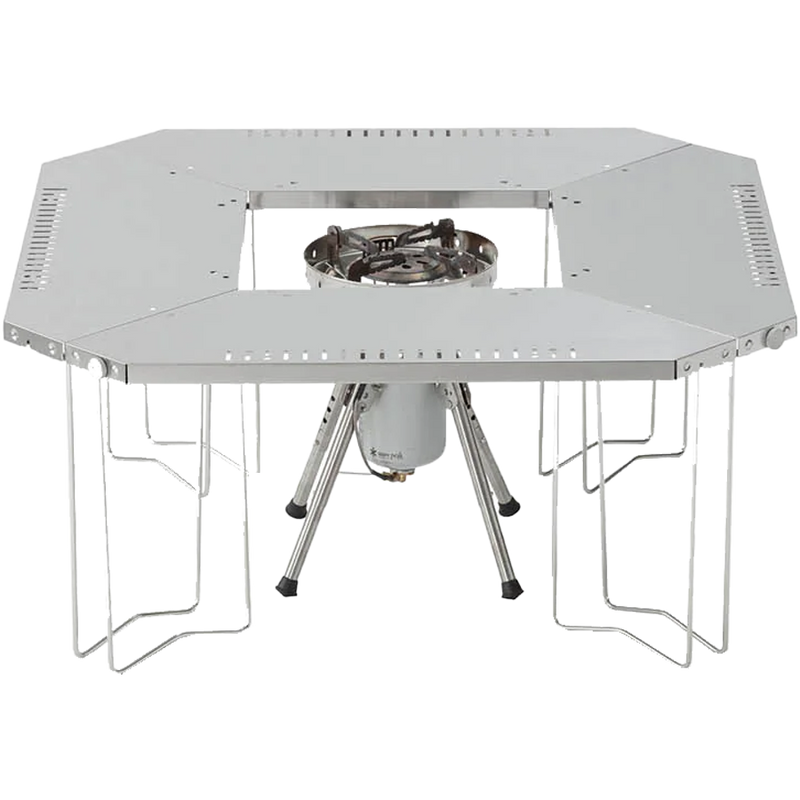 Jikaro Firering Table, Snow Peak Jikaro Firering Table with small grill
