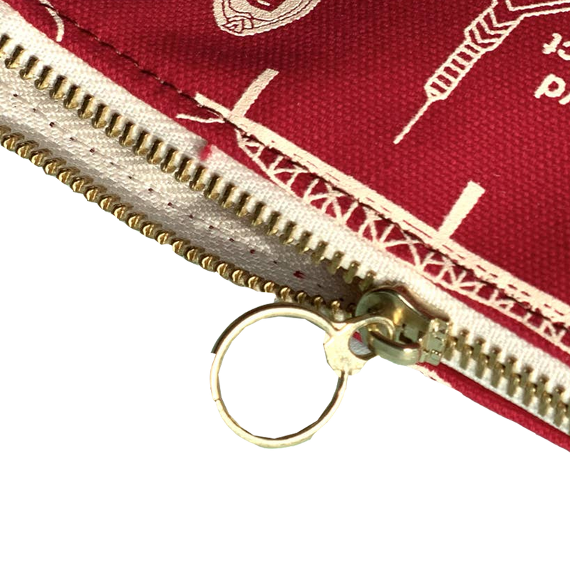 California Zipped Pouch, Maptote California Zipped Pouch zipper