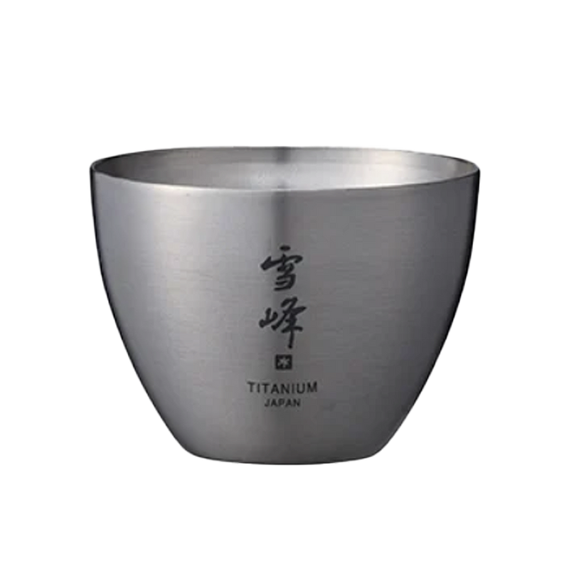 Titanium Sake Double Wall Cup, Featured Image