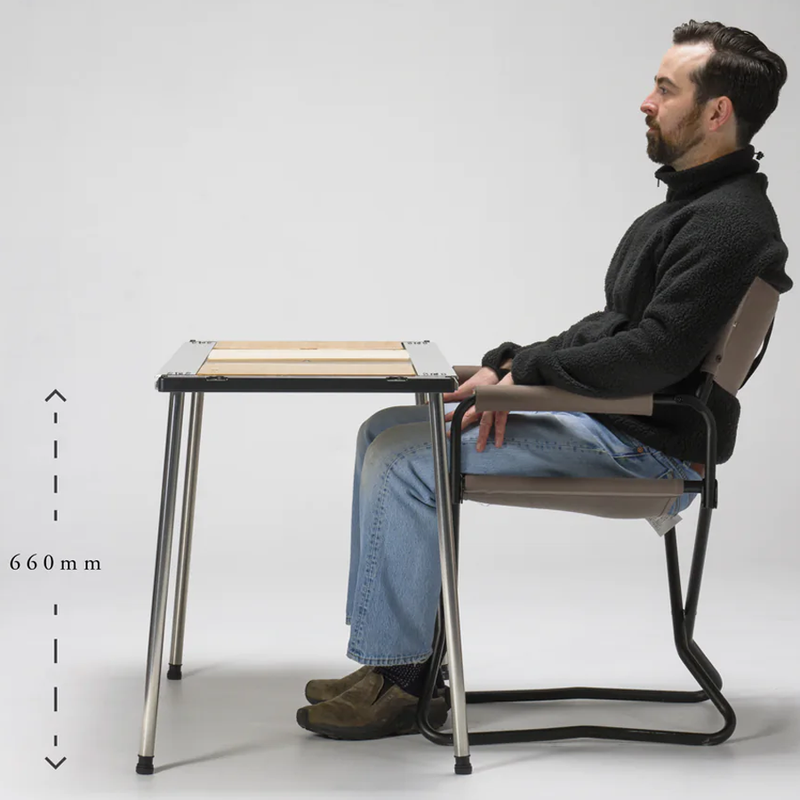 Red Folding Chair, Snow Peak Gray Folding Chair sitting height