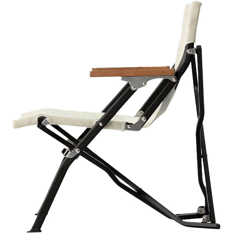 Luxury Low Beach Chair, Snow Peak Luxury Low Beach Chair side