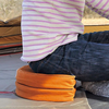 Snow Peak Lounge Cushion at camp