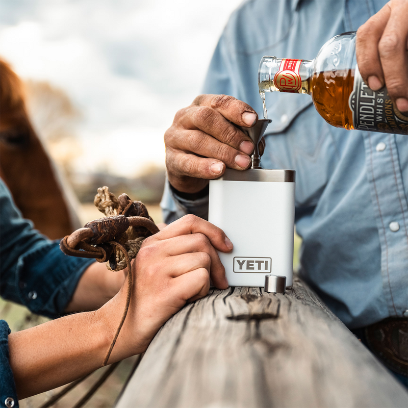 Flask, Yeti Flask with bottle