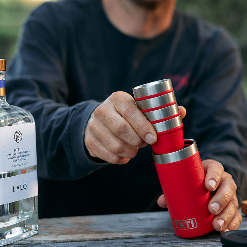 Shot Glasses and Case