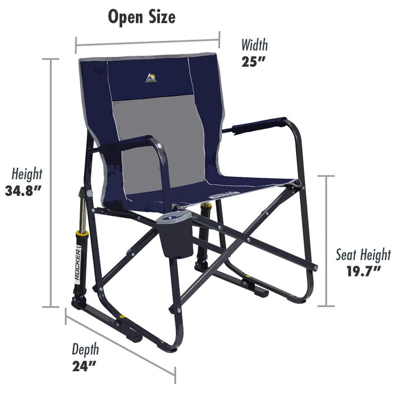 Freestyle Rocker, GCI Outdoors Freestyle Rocker open size specs
