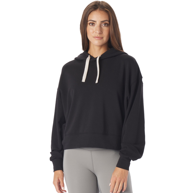 Women's Vintage Oversized Crop Hoodie, Featured Image