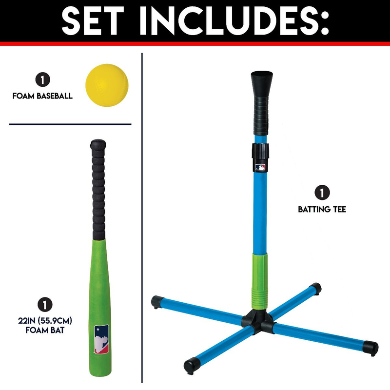 MLB XT Batting Tee Set, Franklin Sports MLB XT Batting Tee Set