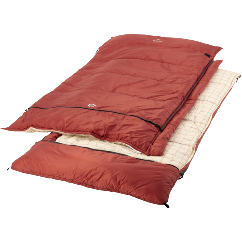 Ofuton Wide, Snow Peak Ofuton Sleeping Bag Wide top unzipped from bottom