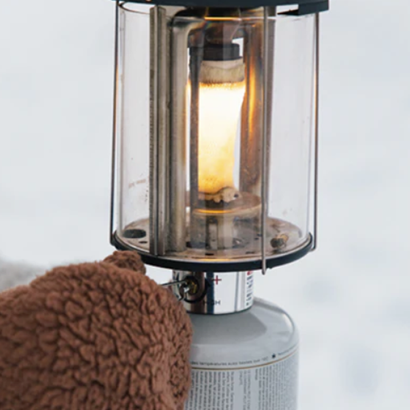 Large Lantern Mantles, Snow Peak Small Lantern Mantles in lantern