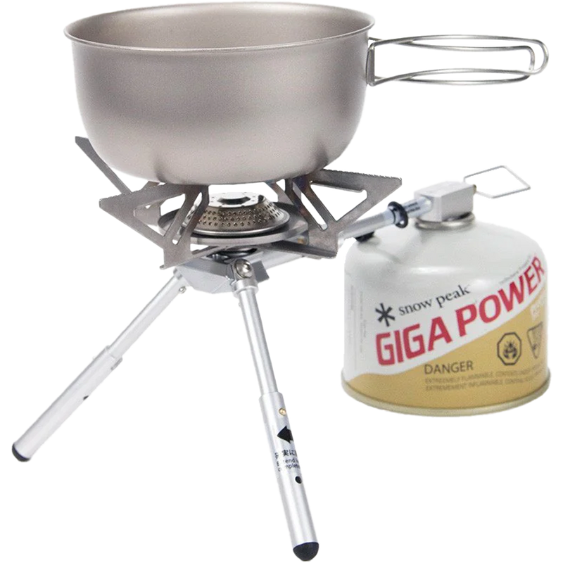 Bipod Stove, Snow Peak Bipod Stove with Pot