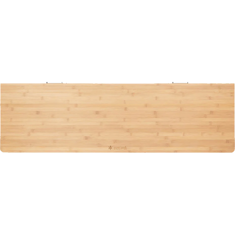 Renewed Single Action Table Large, Snow Peak Renewed Single Action Table Large wood detail