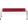 Snow Peak Red Folding Bench front