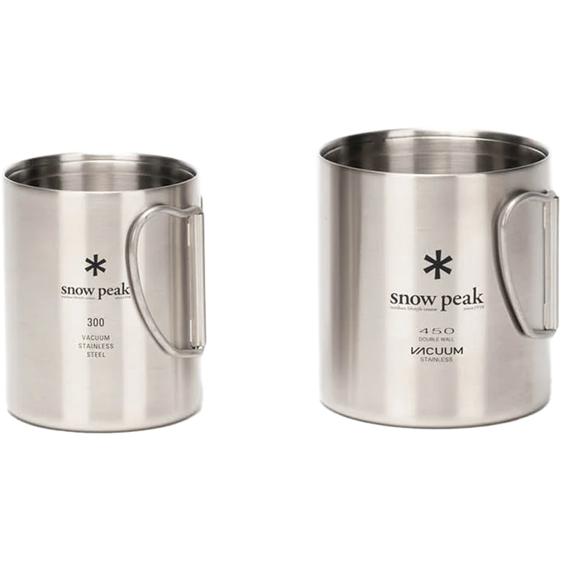 Stainless Vacuum-Insulated Mug 450, Snow Peak Stainless Vacuum-Insulated Mug 450 sizes